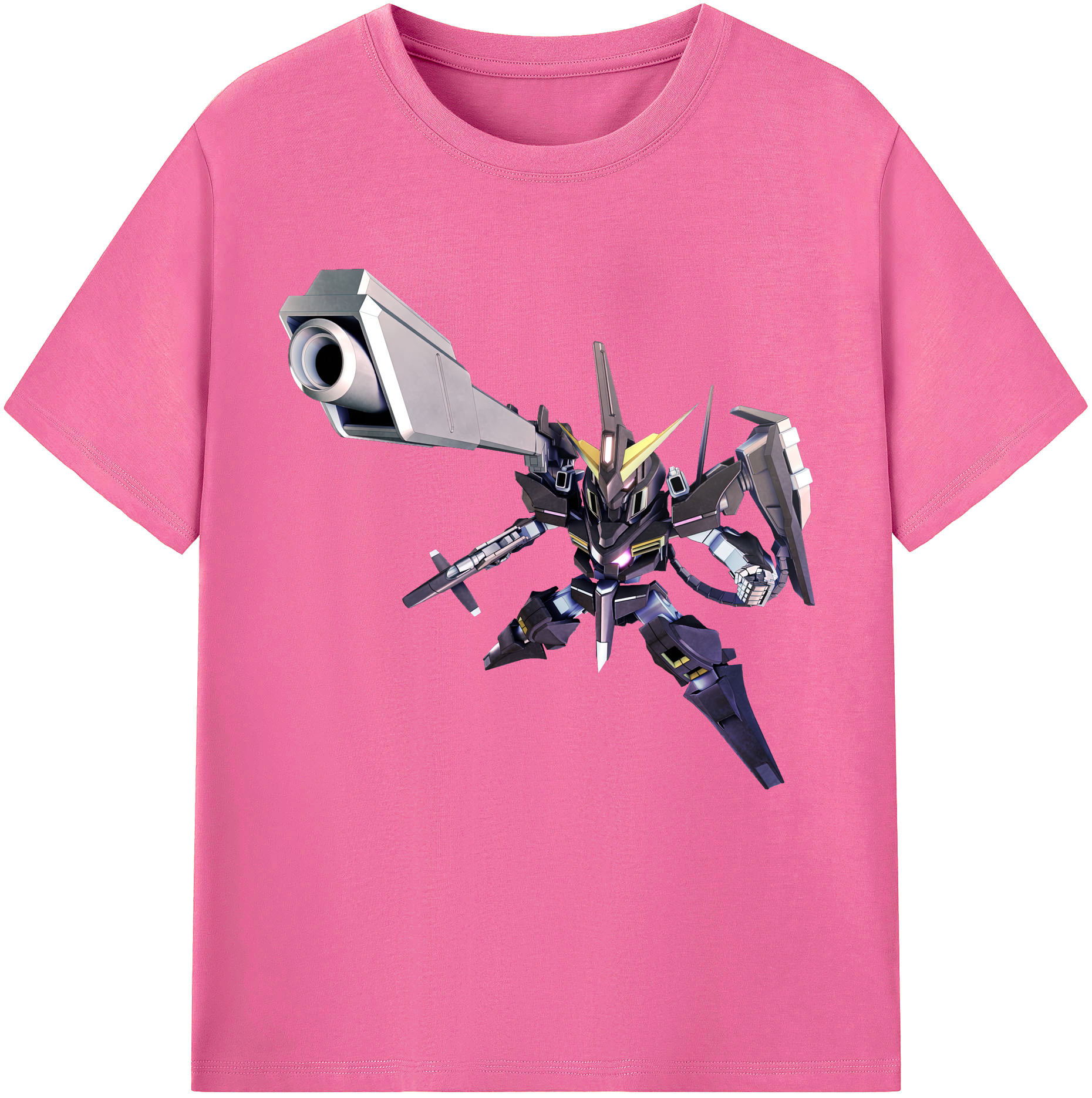 （画像用） 機動戦士ガンダム Mobile Suit Gundam レディースカジュアルプリントTシャツ（綿100％）